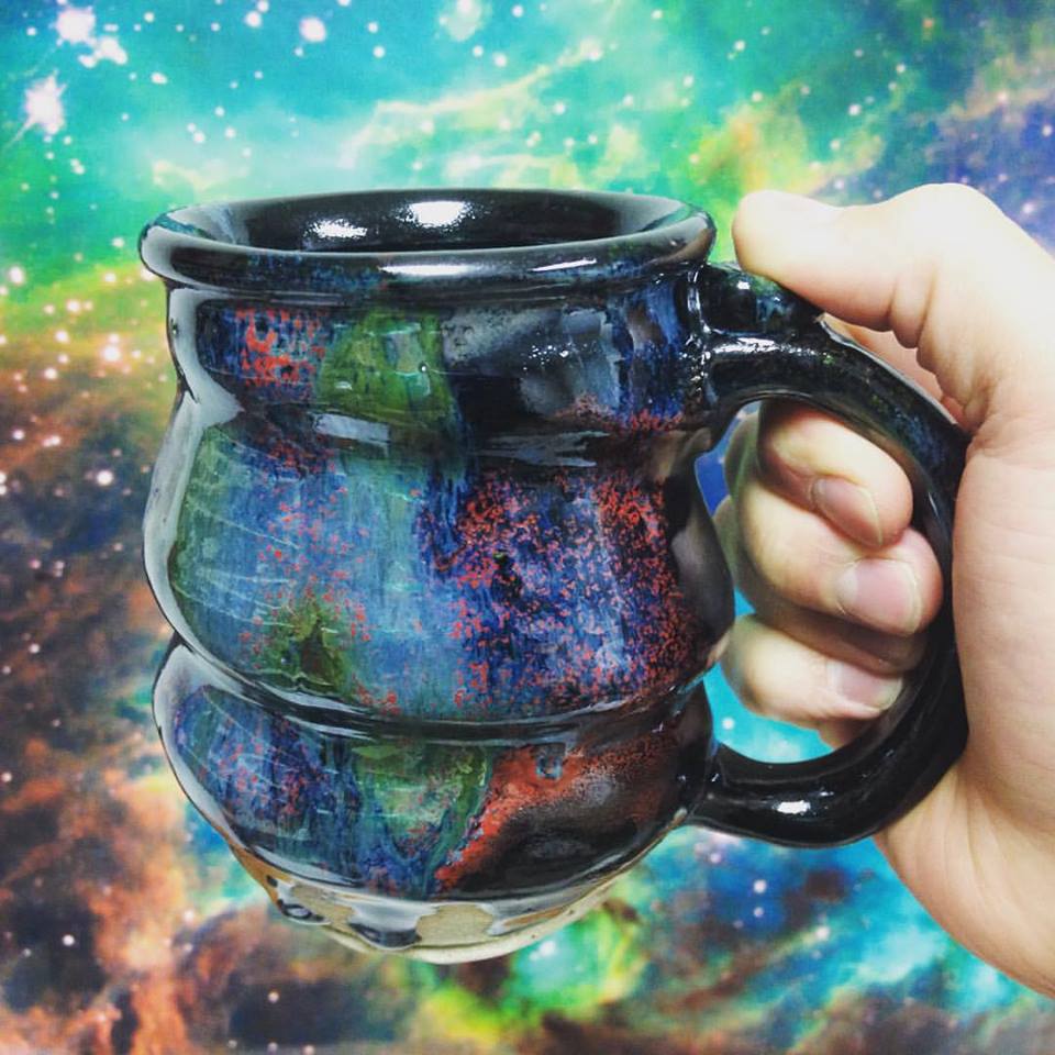 Cosmic Mugs Pottery Inspired by NASA's Hubble Space Telescope